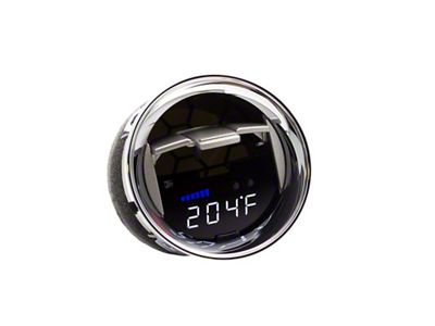 V3 OBD2 Multi-Gauge with Silver Trim Vent Housing; Blue Bars/White Digits (09-14 F-150)