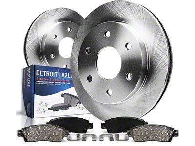 Vented 6-Lug Brake Rotor and Pad Kit; Rear (12-14 F-150; 15-20 F-150 w/ Manual Parking Brake)