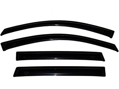 Ventvisor Window Deflectors; Front and Rear; Dark Smoke (09-14 F-150 SuperCrew)