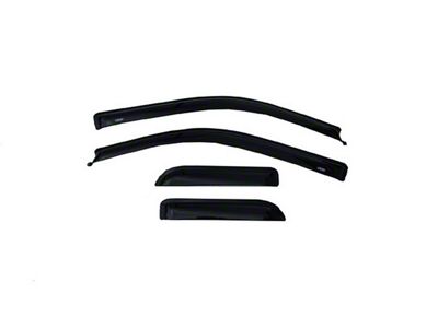 Ventvisor Window Deflectors; Front and Rear; Dark Smoke (04-14 F-150 SuperCab)