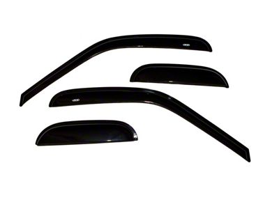 Ventvisor Window Deflectors; Front and Rear; Dark Smoke (97-03 F-150 SuperCab)