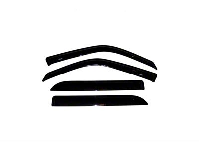 Ventvisor Window Deflectors; Front and Rear; Dark Smoke (01-03 F-150 SuperCrew)