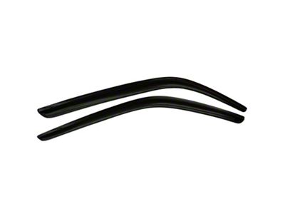 Ventvisor Window Deflectors; Front; Dark Smoke (15-24 F-150 Regular Cab)