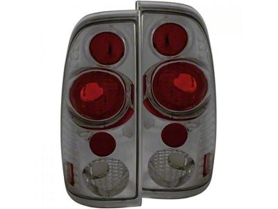 Version 2 Tail Lights; Chrome Housing; Smoked Lens (97-03 F-150 Styleside, Excluding SuperCrew)