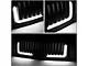 Vertical Fence Style Upper Replacement Grille with LED DRL; Matte Black (09-14 F-150, Excluding Raptor)