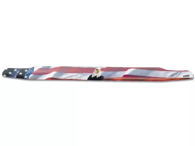 Vigilante Premium Hood Protector; American Flag with Eagle (15-20 F-150, Excluding Raptor)