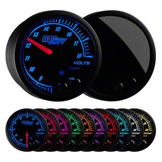Volt Gauge; Elite 10 Color (Universal; Some Adaptation May Be Required)