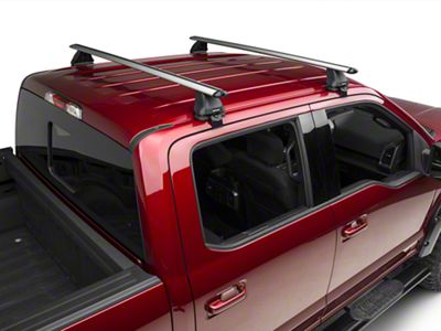 Rhino-Rack Vortex 2500 2 Bar Roof Rack; Silver (15-23 F-150 SuperCrew)