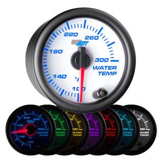 Water Temperature Gauge; White 7 Color (Universal; Some Adaptation May Be Required)
