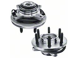 Wheel Bearing and Hub Assemblies with ABS Sensor; Front (11-14 4WD F-150 w/ 6-Lug & w/o Heavy Duty Payload Package)