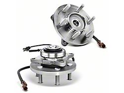 Wheel Bearing and Hub Assemblies with ABS Sensor; Front (15-17 4WD F-150)