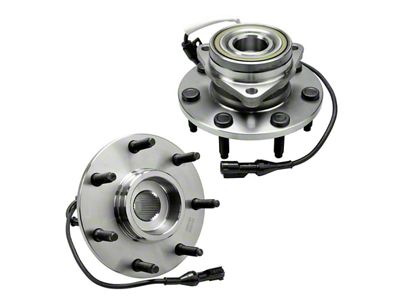 Wheel Hub Assemblies; Front (00-03 4WD F-150 w/ 7-Lug & 4-Wheel ABS)