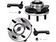 Wheel Hub Assemblies with Outer Tie Rods; Front (15-17 4WD F-150, Excluding Raptor)