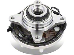 Wheel Hub and Bearing Assembly with ABS Sensor; Front (15-17 4WD F-150)