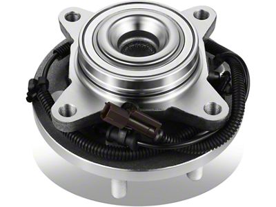 Wheel Hub and Bearing Assembly with ABS Sensor; Front (15-17 2WD F-150)