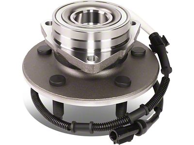 Wheel Hub and Bearing Assembly; Front (00-03 4WD F-150 w/ 5-Lug & 4-Wheel ABS)