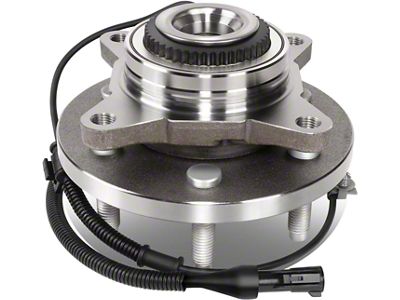 Wheel Hub and Bearing Assembly; Front (09-10 4WD F-150 w/ 6-Lug)
