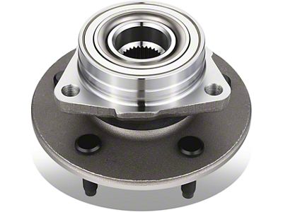 Wheel Hub and Bearing Assembly; Front (97-00 4WD F-150 w/ 5-Lug & 2-Wheel ABS)