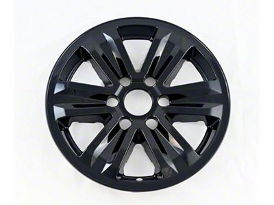 Wheel Skins; Gloss Black (15-20 F-150)