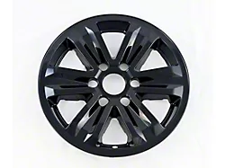 Wheel Skins; Gloss Black (15-20 F-150)