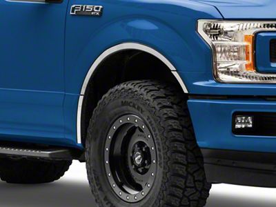 Wheel Well Accent Trim; Stainless Steel (18-20 F-150 w/o OE Fender Flares)