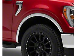 Wheel Well Fender Trim Molding; Stainless Steel (21-26 F-150, Excluding Raptor)