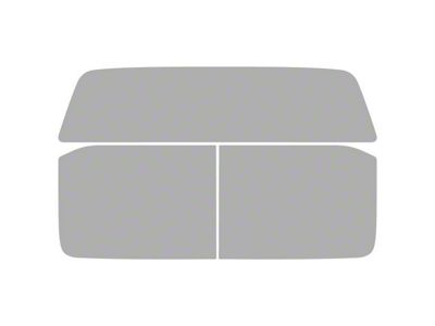 Window Tint Pre-Cut Kit; Rear Roll-Ups and 1-Piece Back Glass; 25% Medium (15-20 F-150 SuperCrew)