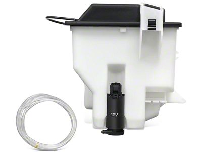 Windshield Washer Reservoir Tank Bottle with and Fluid Pump (98-03 F-150)