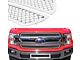 Wire Mesh Upper Overlay Grilles; Chrome (18-20 F-150 King Ranch, Platinum)