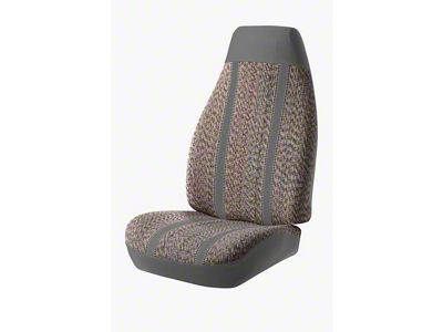 Fia Wrangler Series Front Seat Covers; Gray (15-25 F-150 w/ Bucket Seats)