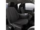 Wrangler Solid Series Front Seat Covers; Black (15-24 F-150 w/ Bench Seat)