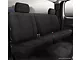 Wrangler Solid Series Rear Seat Cover; Black (15-24 F-150 SuperCrew)