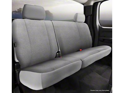 Fia Wrangler Solid Series Rear Seat Cover; Gray (15-25 F-150 SuperCrew)