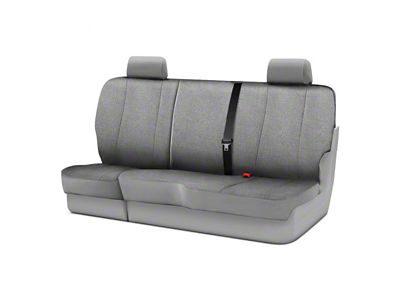 Fia Wrangler Solid Series Rear Seat Cover; Gray (15-22 F-150 SuperCab)