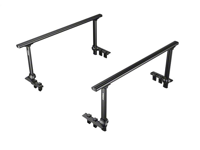 Thule Xsporter Pro Truck Bed Rack; Black (Universal; Some Adaptation May Be Required)