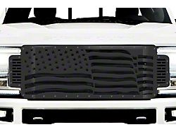 1-Piece Steel Upper Grille Insert; America - Wave (17-19 F-250 Super Duty)