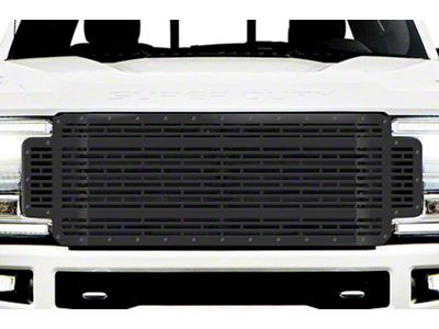 1-Piece Steel Upper Grille Insert; Bricks (17-19 F-250 Super Duty)