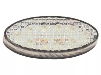 10-Diode LED Oval Lights; Clear Lens; Blue (Universal; Some Adaptation May Be Required)