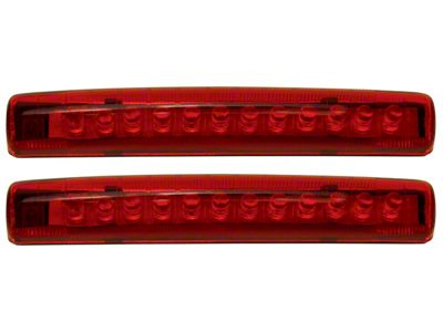 12-Diode Single Row LED Lights; Red (Universal; Some Adaptation May Be Required)