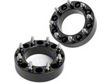 2-Inch Hubcentric Pro Billet Wheel Spacers; Black (05-25 F-250 Super Duty)