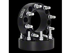 2-Inch Hubcentric Wheel Spacers; Black; Set of Four (99-16 F-250 Super Duty w/ 14x2 Thread Pitch)