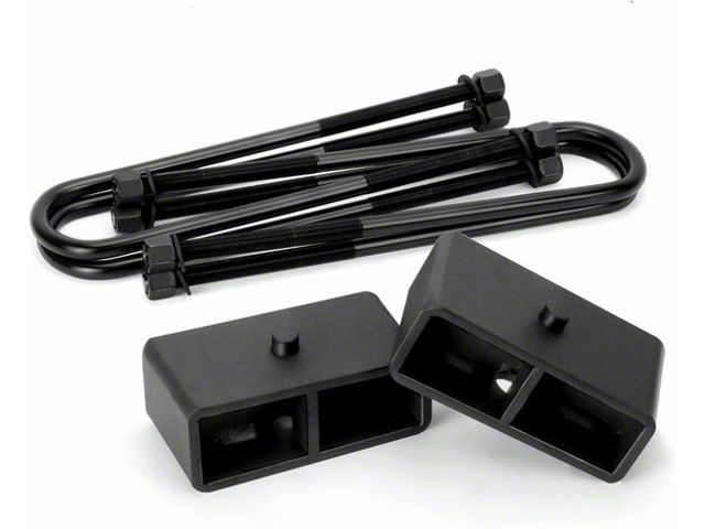 Overload Spring Block F-250 Super Duty 2-Inch Rear Lift Blocks (11-26 F-250 Super Duty w/o ...