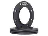3/8-Inch Hubcentric Wheel Spacers; Black; Set of Two (99-26 F-250 Super Duty)