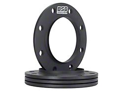 3/8-Inch Hubcentric Wheel Spacers; Black; Set of Two (99-26 F-250 Super Duty)