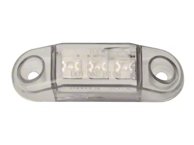 3-Diode Sealed Running Light; Amber LED; Clear Lens (Universal; Some Adaptation May Be Required)