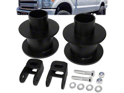 3.50-Inch Front Leveling Kit with Shock Extenders (11-22 4WD F-250 Super Duty)