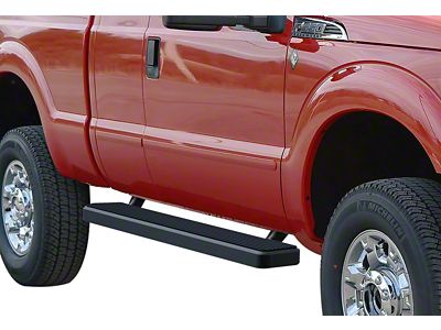 5-Inch iStep Running Boards; Black (11-16 F-250 Super Duty SuperCab)