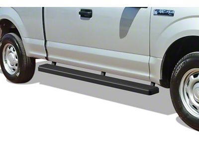 5-Inch iStep SS Running Boards; Black (17-25 F-250 Super Duty SuperCab)