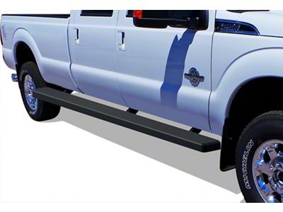 5-Inch iStep Wheel-to-Wheel Running Boards; Black (11-16 F-250 Super Duty SuperCrew w/ 6-3/4-Foot Bed)