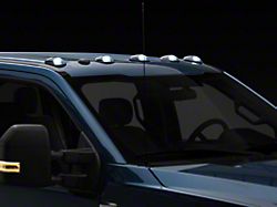 5-LED Guide G2 Series Smoked Roof Top Cab Clearance Light Kit; White (Universal; Some Adaptation May Be Required)
